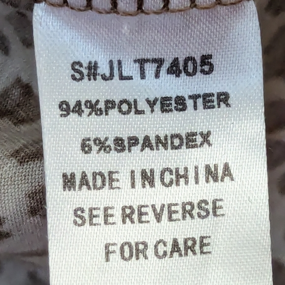 La Miel Leopard Print Drop Shoulder Tee - Picture 9 of 16